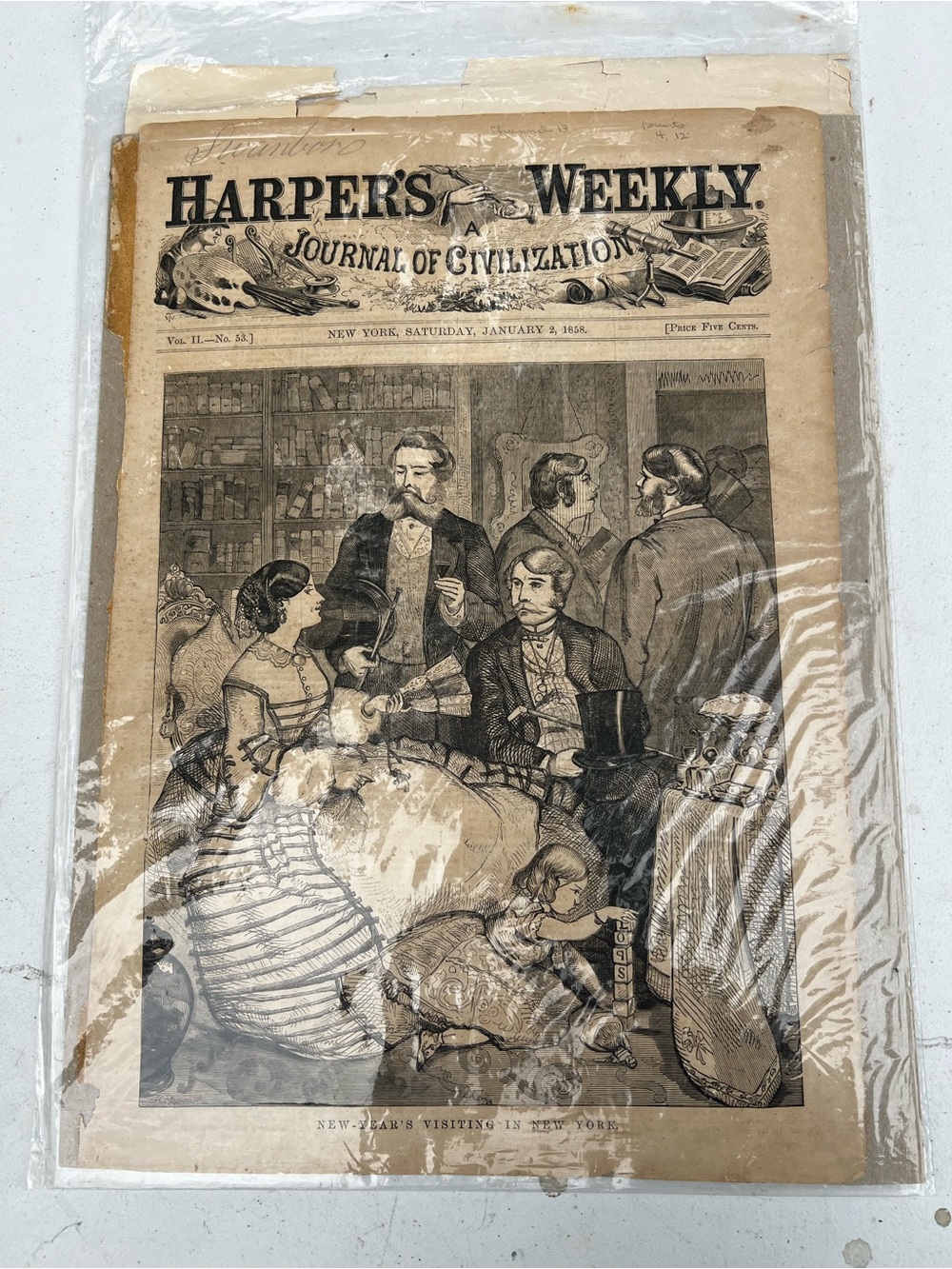 Vintage Wall Art - Harper’s Weekly and Frank Leslie’s Illustrated Newspaper